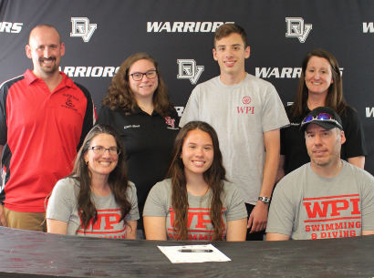 Senior swimmer Victoria Corcoran signed with Worcester Polytechnic Institute - Division III